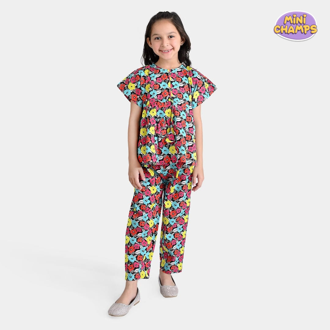 Garden Medley ' Hand Block Printed Co-Ord Set