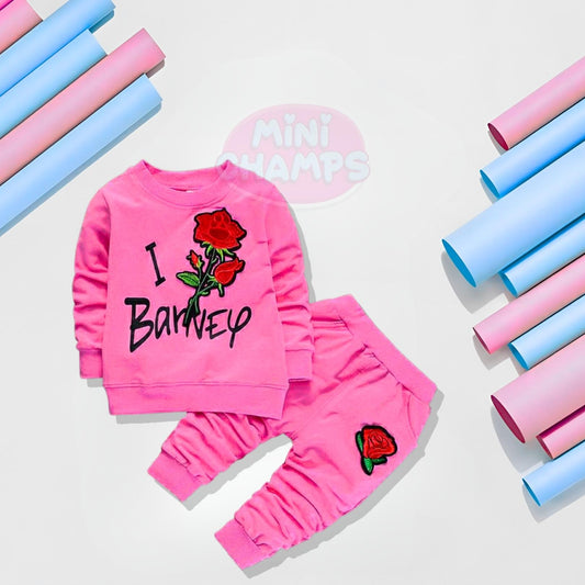 Rose Winter Fleece Suit