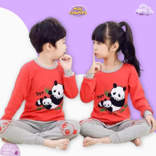 Panda Print Kids Wear