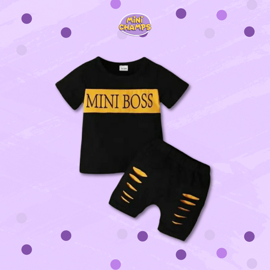 Mini Boss T-shirt and Short Pants