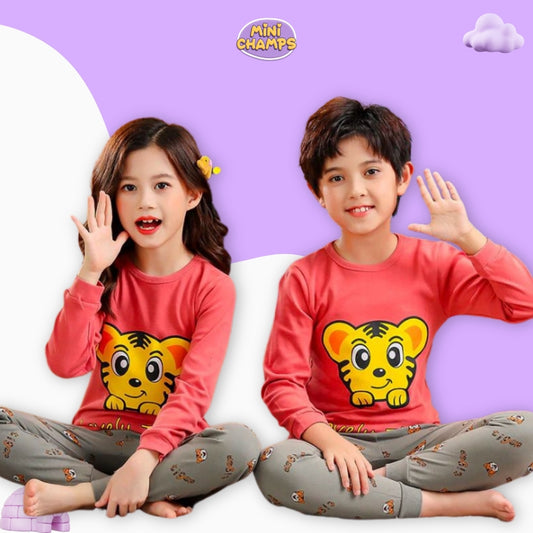 Lion Print Kids Wear