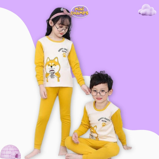 Happy Growth Cat Kids Wear