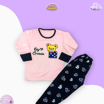 Pink and Blue Bear Kids Wear