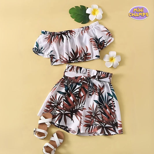 Tropical Print Dress