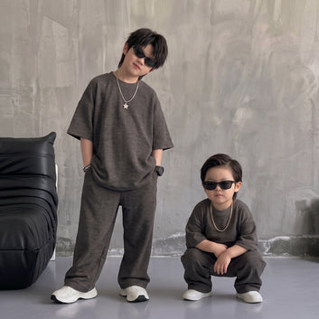 Boys Oversized T-Shirt & Pants 2-Piece Set