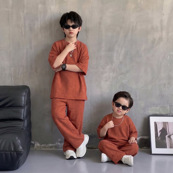 Boys Oversized T-Shirt & Pants 2-Piece Set