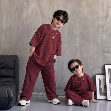 Boys Oversized T-Shirt & Pants 2-Piece Set