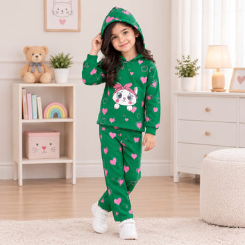 Kids Winter printed Tracksuit