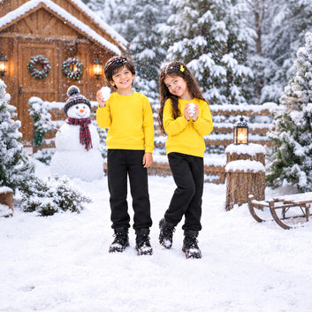 Kids Premium Winter Sweatshirt & Cargo Trouser Set