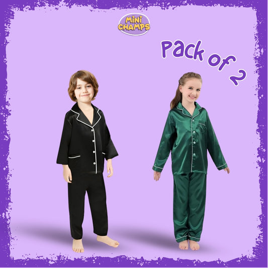 Kids Night Suits Pack of 2