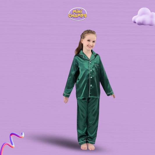 Kids NightSuit - Green