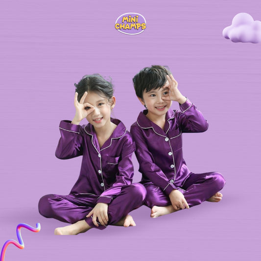 Kids NightSuit - Purple