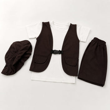 Boys Casual Vest & Shorts Outfit Set