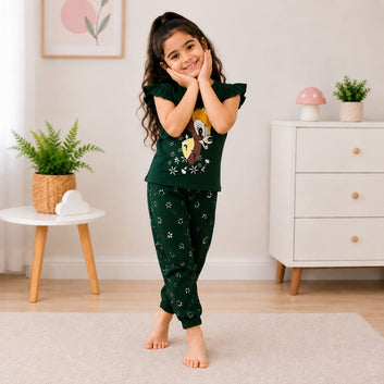 Unicorn Green Kids Pajama set