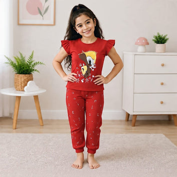 Unicorn Maroon Trouser set